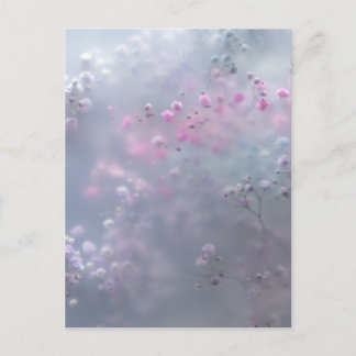 Soft pastel flowers in dreamy blur briefkaart