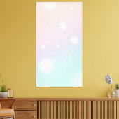 soft pastel gradient background is dotted canvas afdruk (Insitu (Woonkamer))