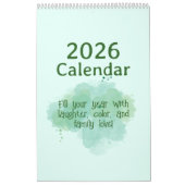Soft Pastel Inspirational Art Calendar Kalender (Hoes)