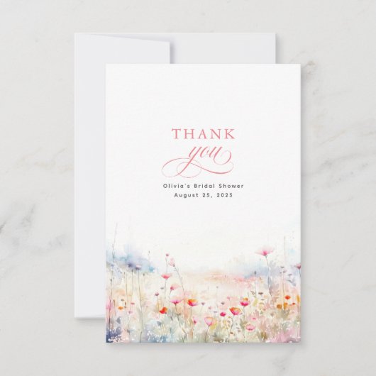 Soft Pastel Merci Fleur sauvage (Devant)