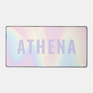 Soft pastel nom arc-en-ciel tendance moderne minim