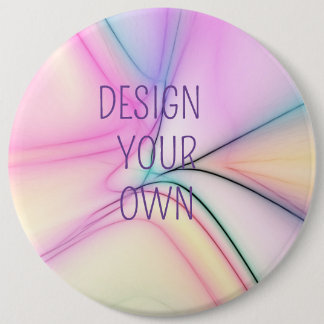 Soft Pastel ontwerp uw eigen Ronde Button 6,0 Cm