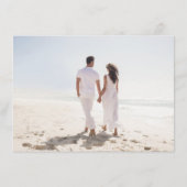 Soft Pastel Ornate Spring Garden Floral Wedding En Informatiekaartje (Achterkant)