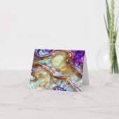 Soft Pastel Paua Shell couleur Liquide Encre d'alc (Devant)