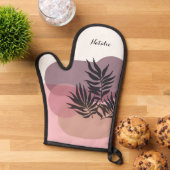 Soft Pastel Pink Abstract Tropical Ovenwant (Top down)