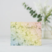 Soft Pastel Rainbow Hydrangea Briefkaart (Staand voorkant)
