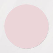 Soft Pastel Rose tendance - Étiquette (Design 2)