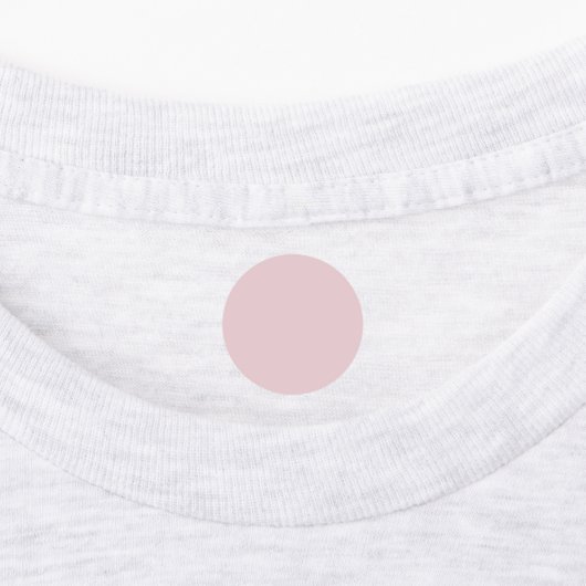 Soft Pastel Rose tendance - Étiquette (Apposé)