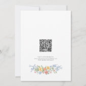 Soft Pastel  Spring Garden Trouwfoto Save The Date (Achterkant)
