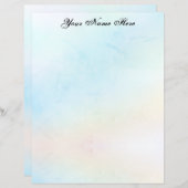 Soft Pastels Stationery (Voorkant / Achterkant)