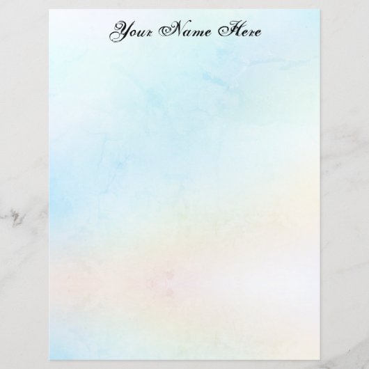 Soft Pastels Stationery (Voorkant)