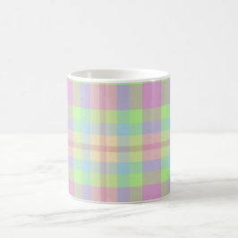 Soft pastels Tartan Koffiemok