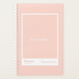 Soft Peach Block Quote | Fully Customizable Planner