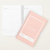 Soft Peach Block Quote | Fully Customizable Planner (Display)