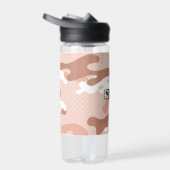 Soft Peach Camouflage Pattern Waterfles (Rechts)