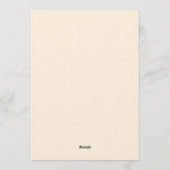 Soft Peach Garden Meadow Floral Wedding Invitation (Dos)