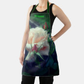 Soft Peach Roos Flower Natuur gepersonaliseerd Schort (Insitu)