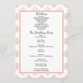 Soft Peachy Blush Damask Programma (Achterkant)