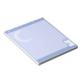 Soft Penguin Night Notepad | Calm Pastel Memo Pad Notitieblok (Schuin)