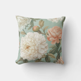 Soft Peony Floral Sierkussen