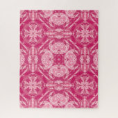 Soft Pink Abstract Floral Mandala Pattern Legpuzzel (Verticaal)