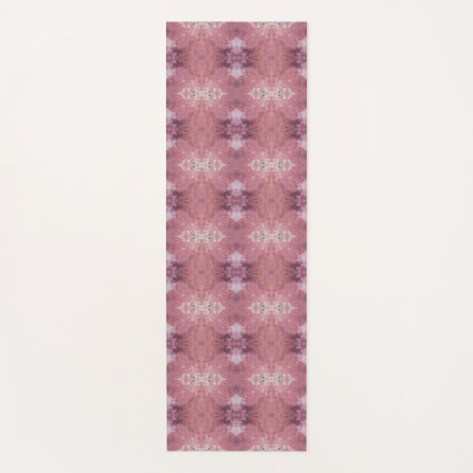 Soft pink and purple abstract pattern yogamat (Voorkant)
