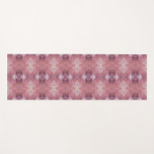 Soft pink and purple abstract pattern yogamat (Voorkant (horizontaal))