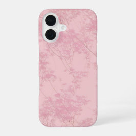 Soft Pink Bamboo Grove Pattern Phone Case iPhone 16 Hoesje