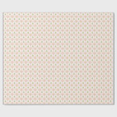 Soft Pink Christmas Wrapping Paper Roll Cadeaupapier (Vlak)