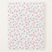 Soft Pink Floral Framed Pink Bow Custom Name (Dos)