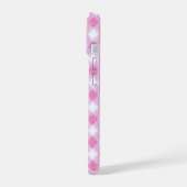Soft Pink Gingham Check Pattern Phone Case (Côté gauche)