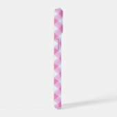 Soft Pink Gingham Check Pattern Phone Case iPhone 15 Hoesje (Rechterkant)