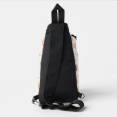 Soft Pink Hearts Seamless Pattern Sling Bag (Achterkant)