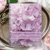 Soft Pink Hydrangea Wedding Notitieboek
