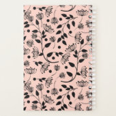 Soft Pink Laurentian Floral Pattern Custom Name (Dos)