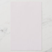 Soft Pink Lilac Personalized Feminine Briefpapier (Achterkant)