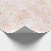 Soft Pink Poinsettias - Christmas Wrapping Paper Cadeaupapier (Hoek)