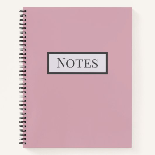 Soft Pink School Journal ou Carnet (Devant)