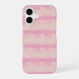 Soft Pink Stripe Phone Case iPhone 16 Hoesje