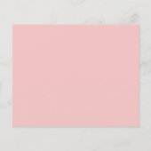 Soft Pink Taupe Modern Budget Huwelijksuitnodiging (Achterkant)