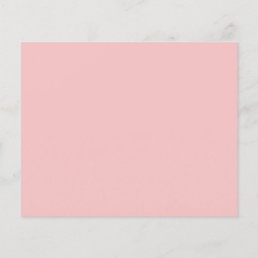 Soft Pink Taupe Modern Budget Huwelijksuitnodiging (Achterkant)
