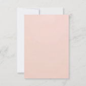 Soft Pink Teddy Bear Birthday Invitation (Dos)