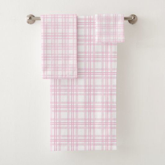 Soft Pink Towels – Elegant Touch for Any Bath (En situation)