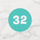 Soft Pretzel Birthday Party Confetti (Kleine voorkant)