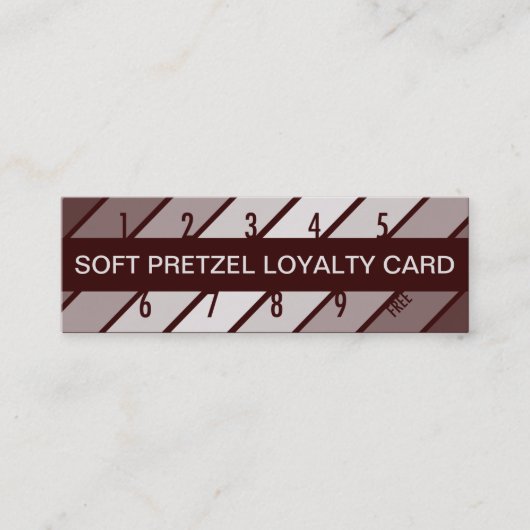 soft pretzel loyalty card (retrograde) (Voorkant)