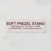 soft pretzel loyalty card (retrograde) (Achterkant)