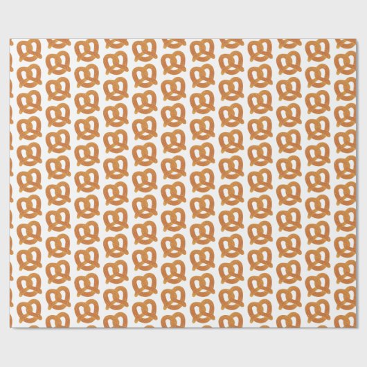 Soft Pretzel Pattern Cadeaupapier (Vlak)