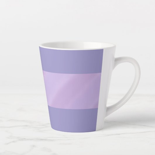 Soft Purple Aesthetic Latte Mug Mok (Rechts)
