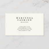 Soft Purple Blue Gradient Aura  Visitekaartje (Achterkant)