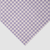 Soft Purple Gingham Plaid Check Holiday Pattern Tissuepapier (Detail)